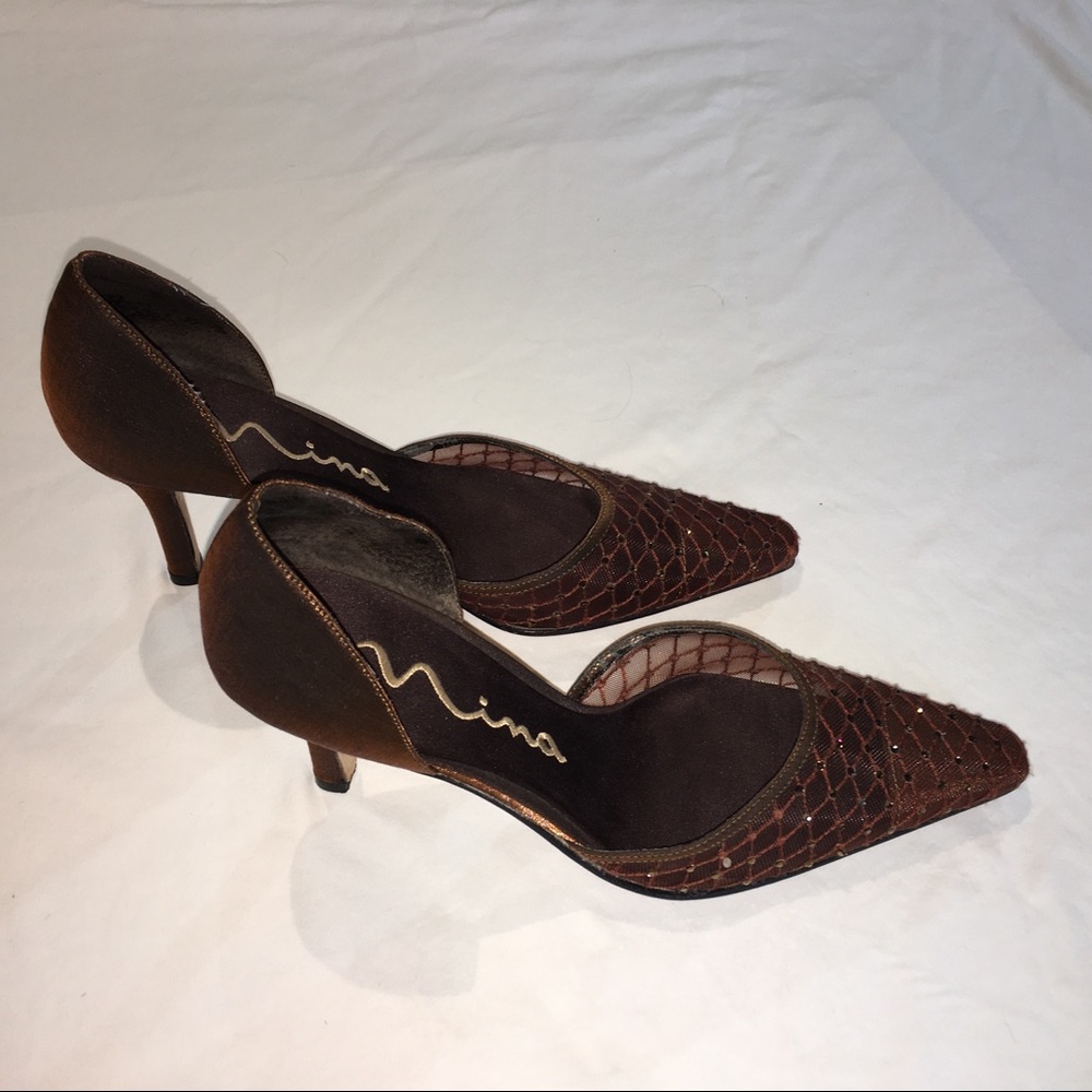 Nina heeled shoes EUC size 7M